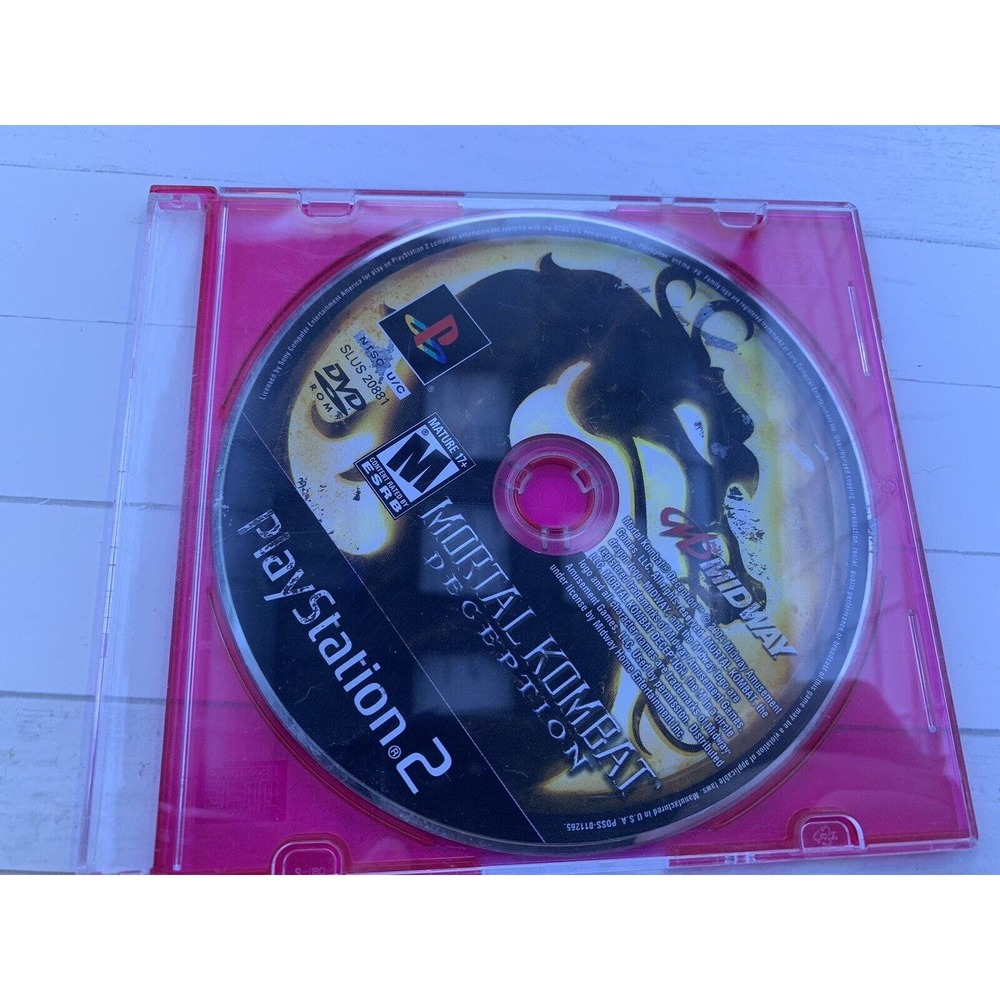 Mortal Kombat Deception (Sony Playstation 2 PS2, 2004) Disc Only Tested